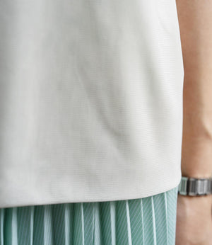 ダブルチュールハーフスリーブカットソー