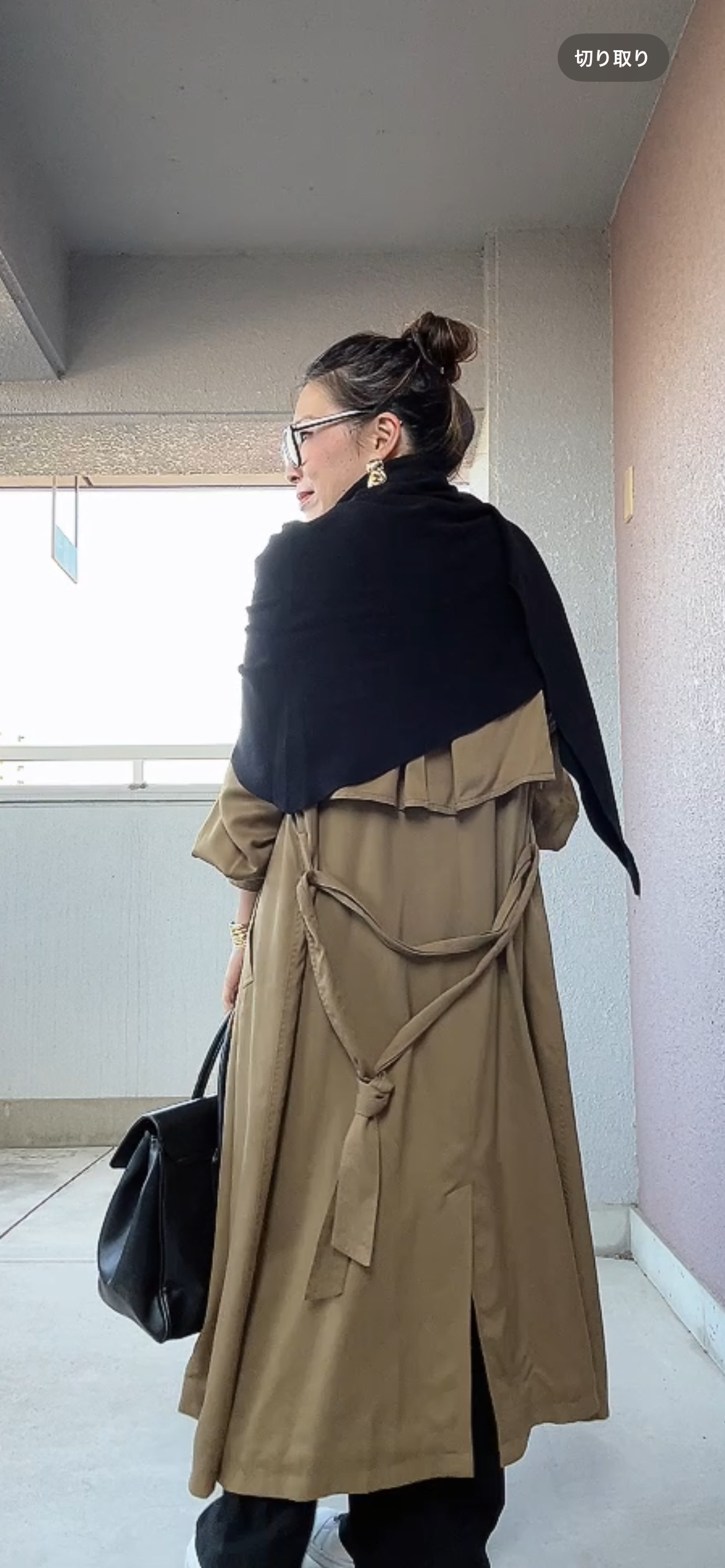 三角マフラーショール