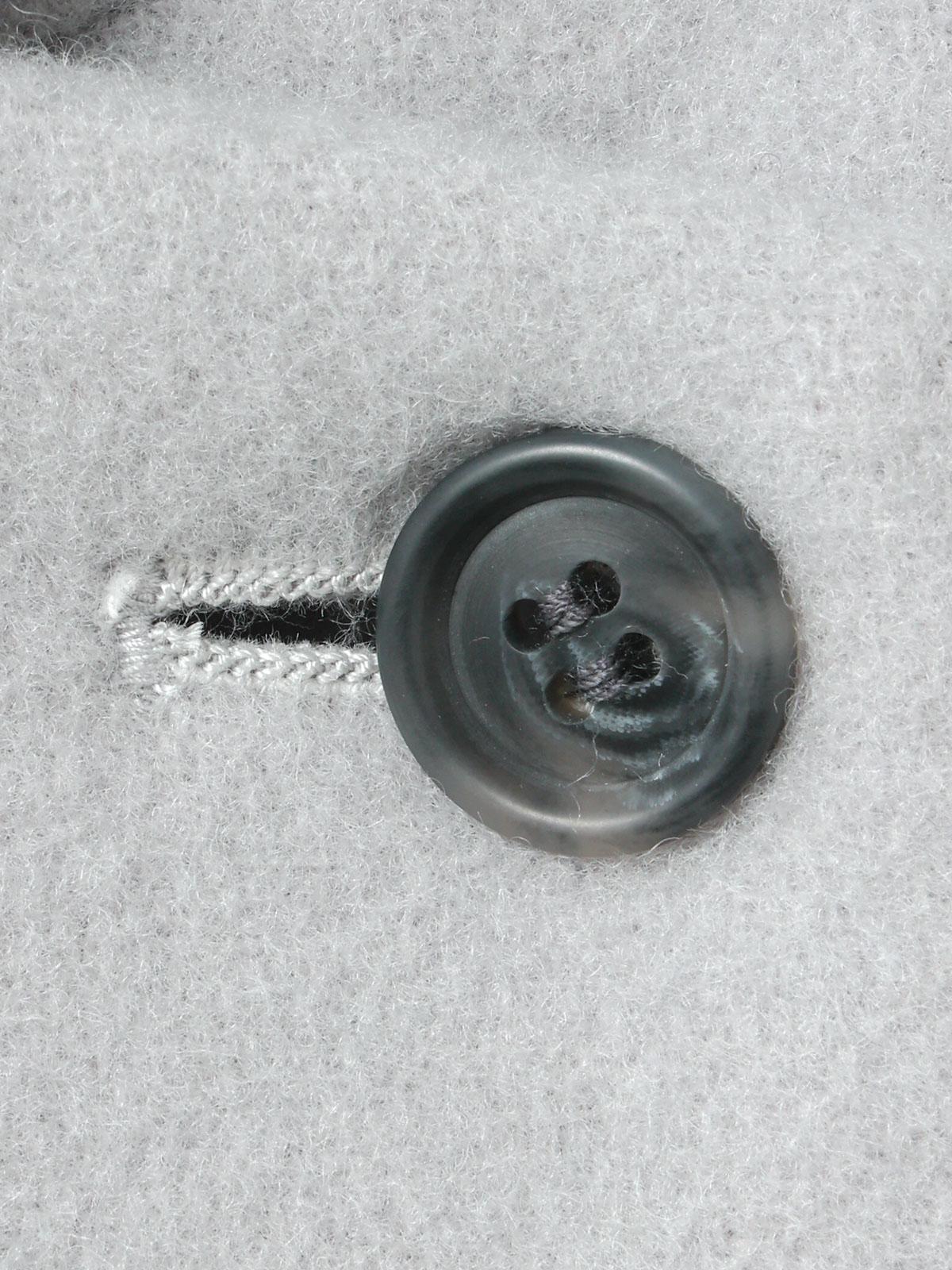 mizuiro ind ウールブレンドスタンドカラーコート