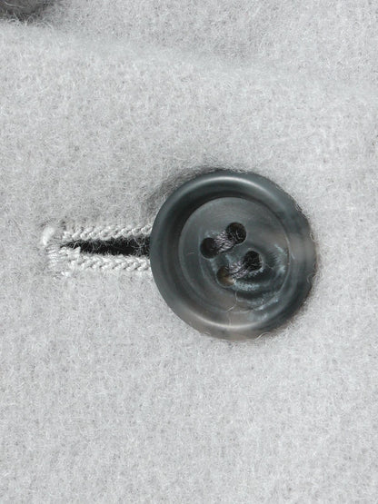 mizuiro ind ウールブレンドスタンドカラーコート