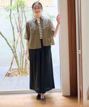 シアーテックリネンシャツ