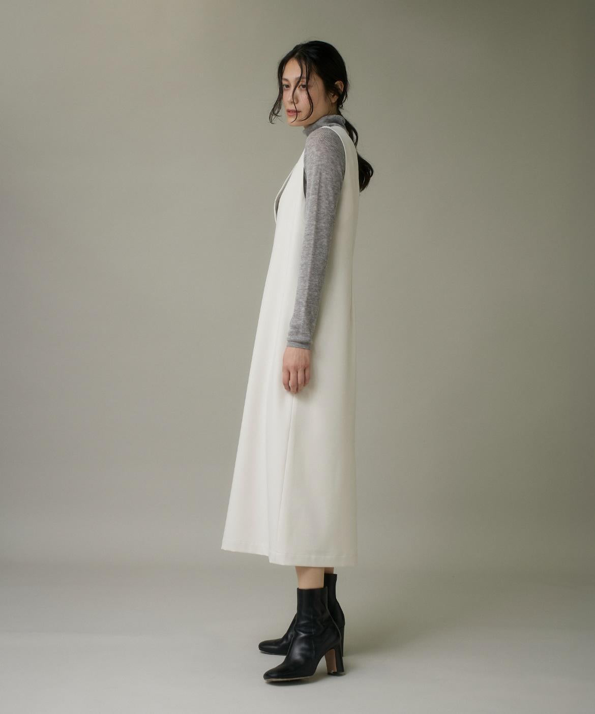 ハイネックニットプルオーバー《Melty air wool》