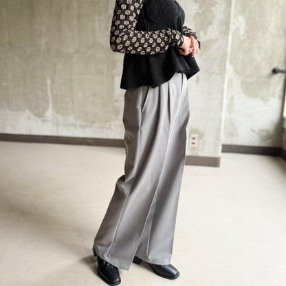 美シルエットストレートパンツ