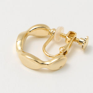 スカラップ フープイヤリング