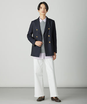 BASIC STRETCH DENIM ワイド ストレート デニム