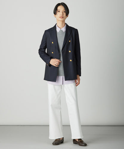 BASIC STRETCH DENIM ワイド ストレート デニム