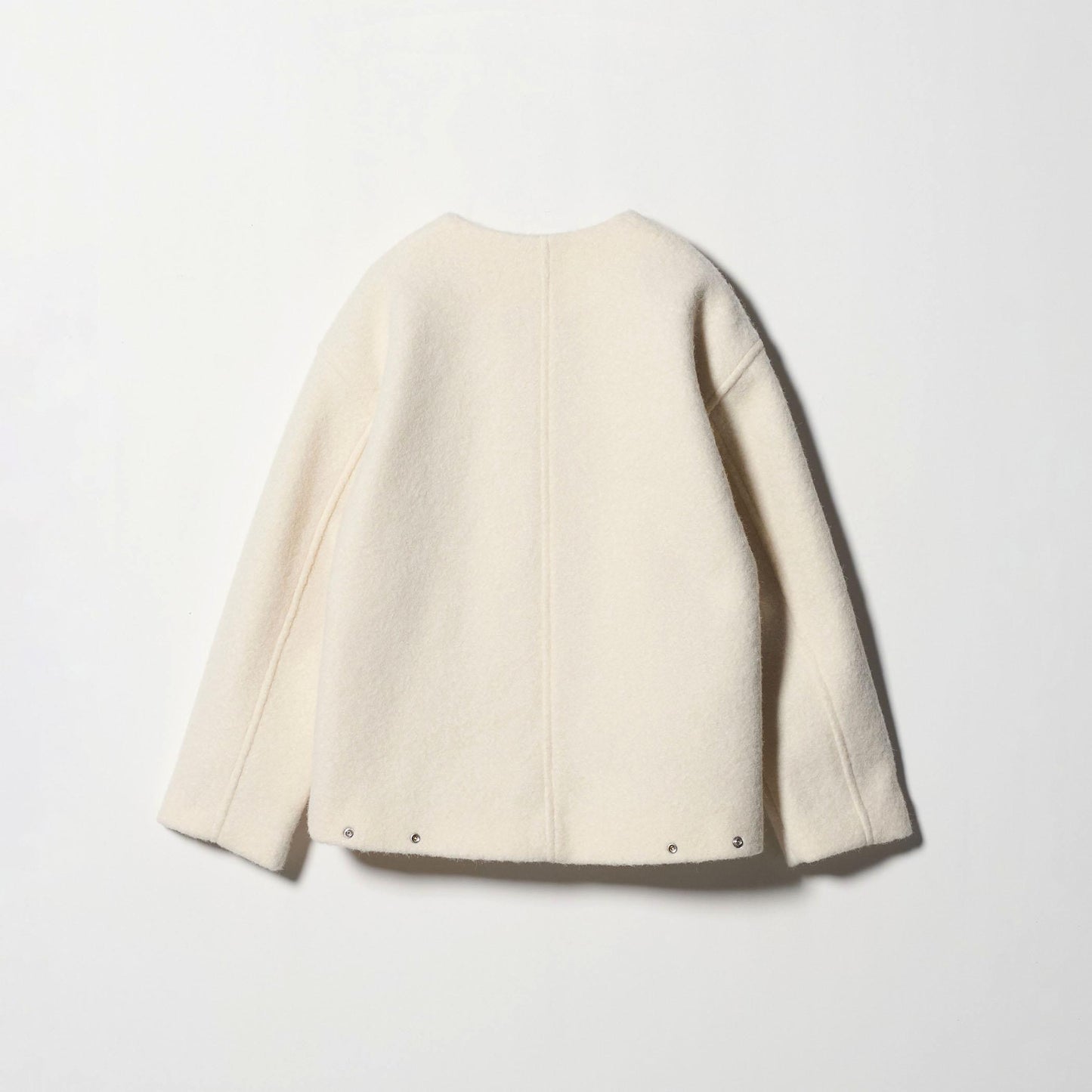 ブークレ ノーカラーブルゾン
