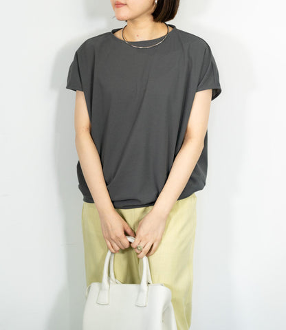 【10万人の正解シリーズ】コクーンシルエットボートネックカットソー