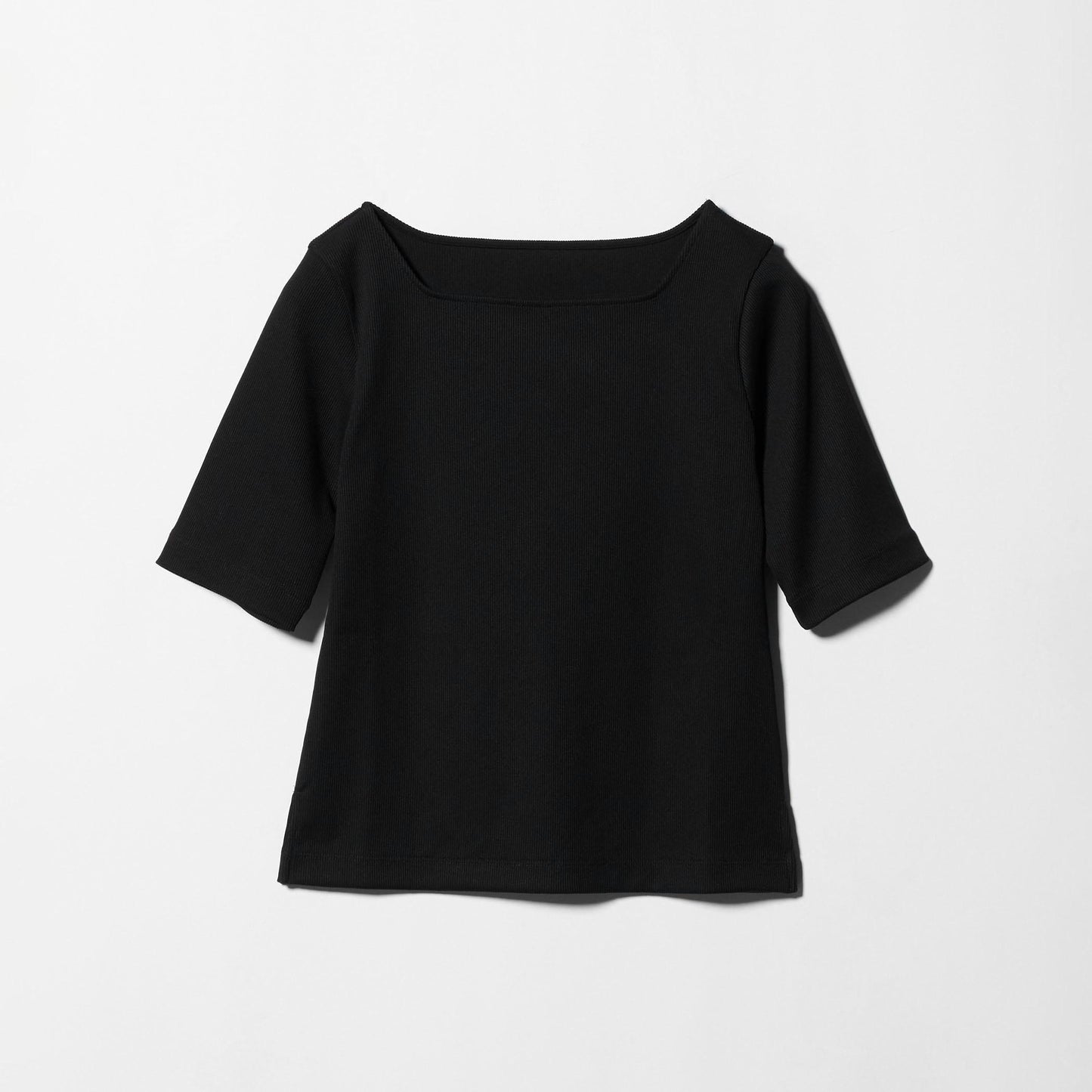 ニットライク スクエアネック カットソー