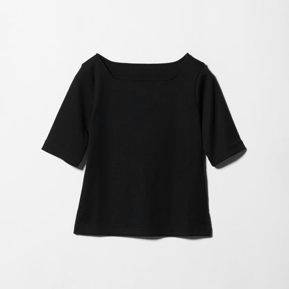 ニットライク スクエアネック カットソー