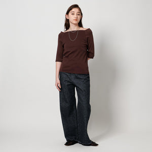 カットオフ デニムパンツ