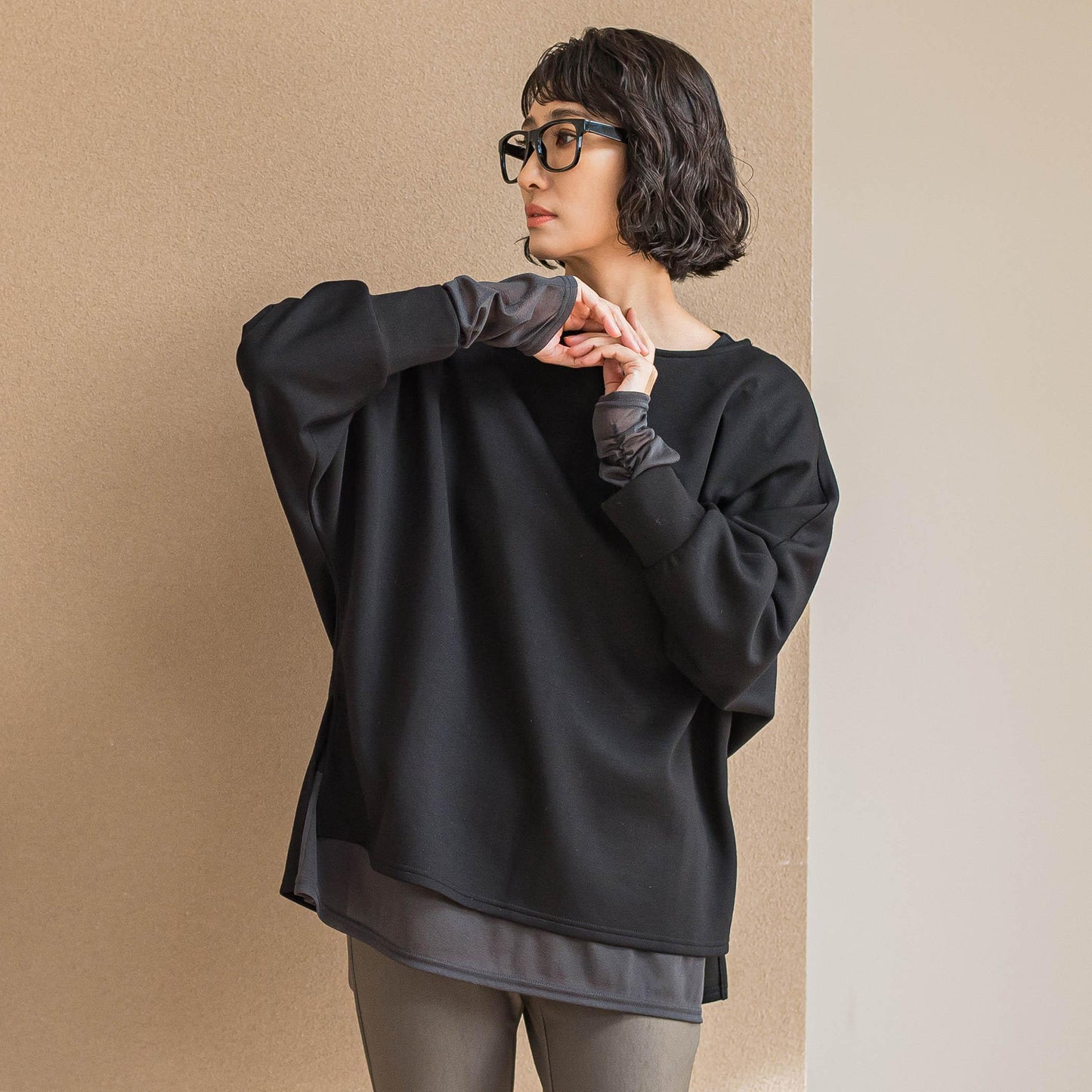 【WEB限定】”重ねるだけで格上げ”レイヤードインナー