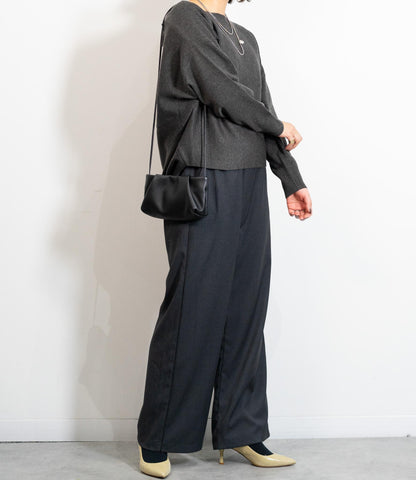 ベロアパイピングパンツ