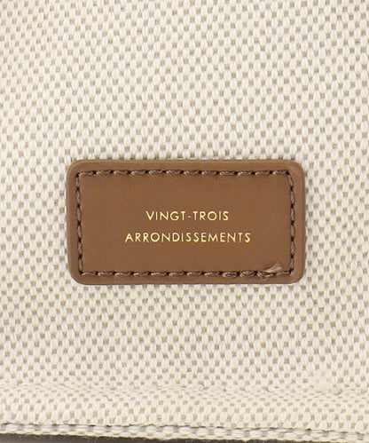 ストライプキャンバス トートバッグ