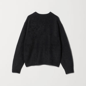 フォックスカシミヤブレンド クルーネックニットプルオーバー