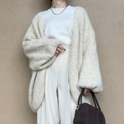 パフスリーブルーズカーディガン