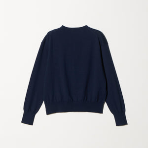 ＜1_OF MINE＞クルーネック ニット カーディガン