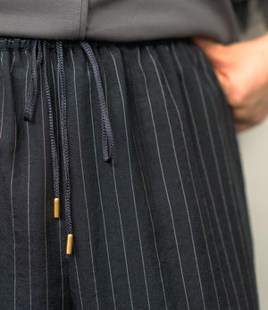 ストライプイージーパンツ