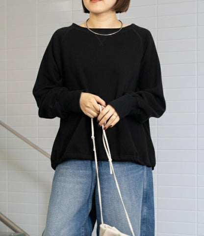 裏起毛ドロストスウェット