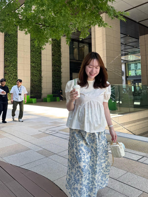 フローラル総柄マキシスカート