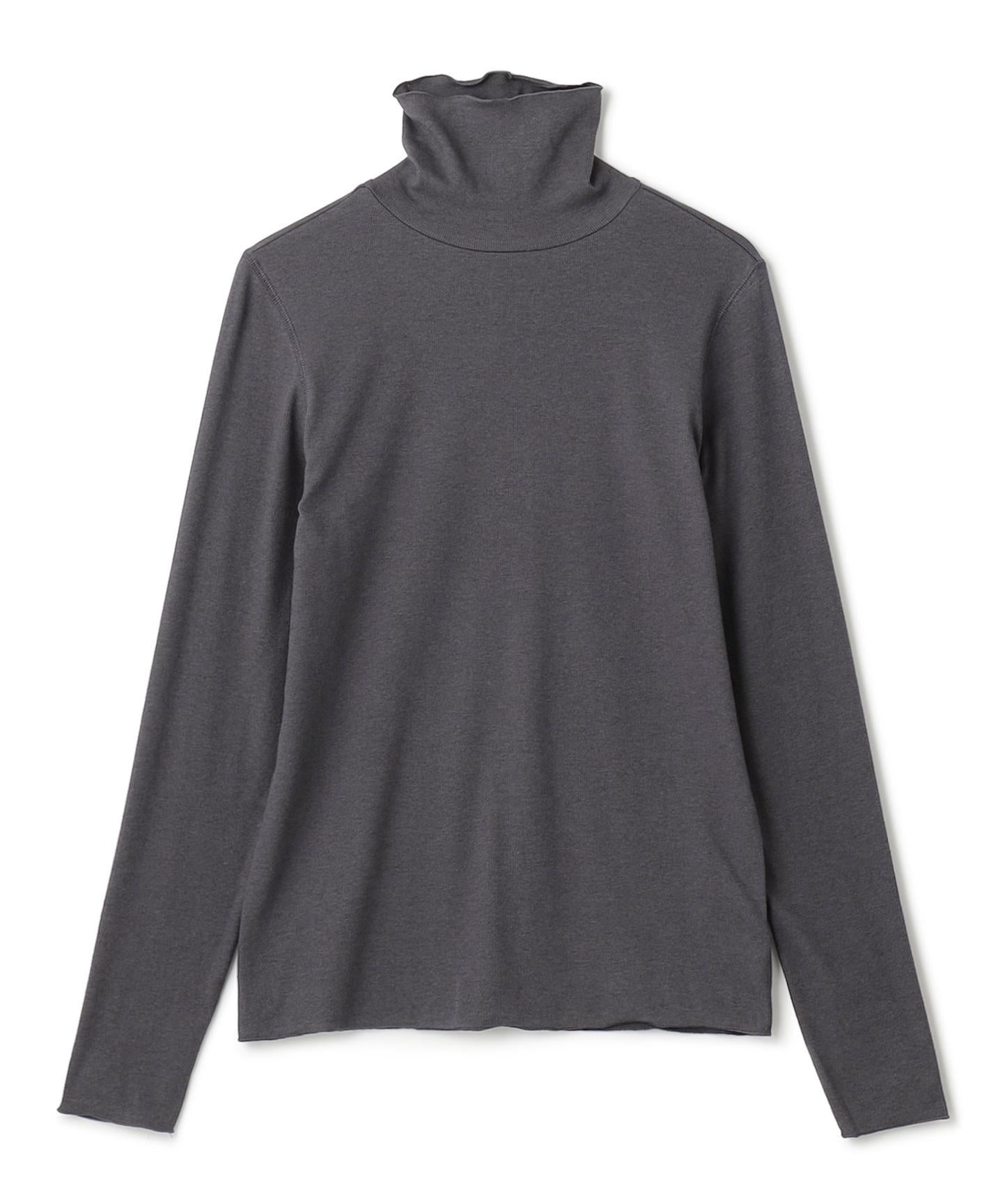 コットンカシミヤ タートルネックカットソー