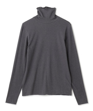 コットンカシミヤ タートルネックカットソー