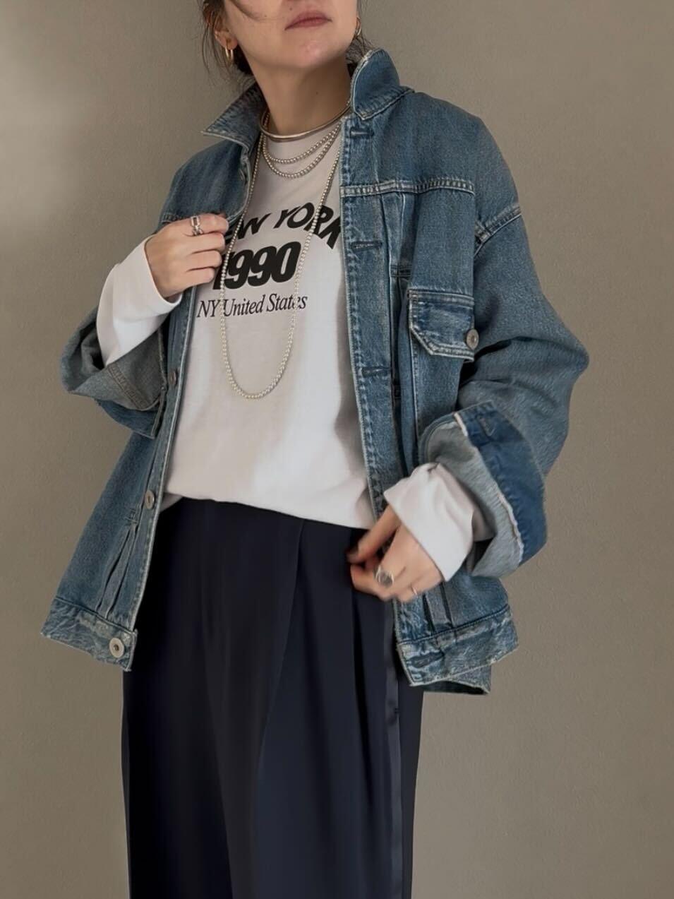 ニューヨークロゴ起毛ロンT