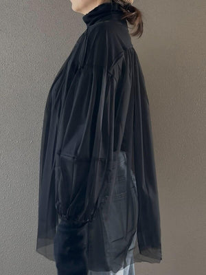 チュールブラウスキャミソールセット