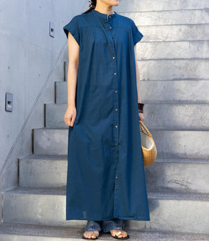 コットンロングワンピース