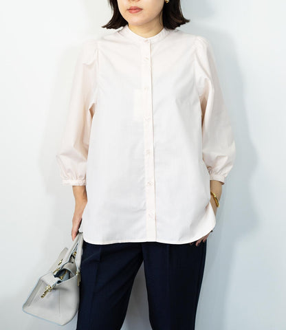 ギャザースリーブブラウス