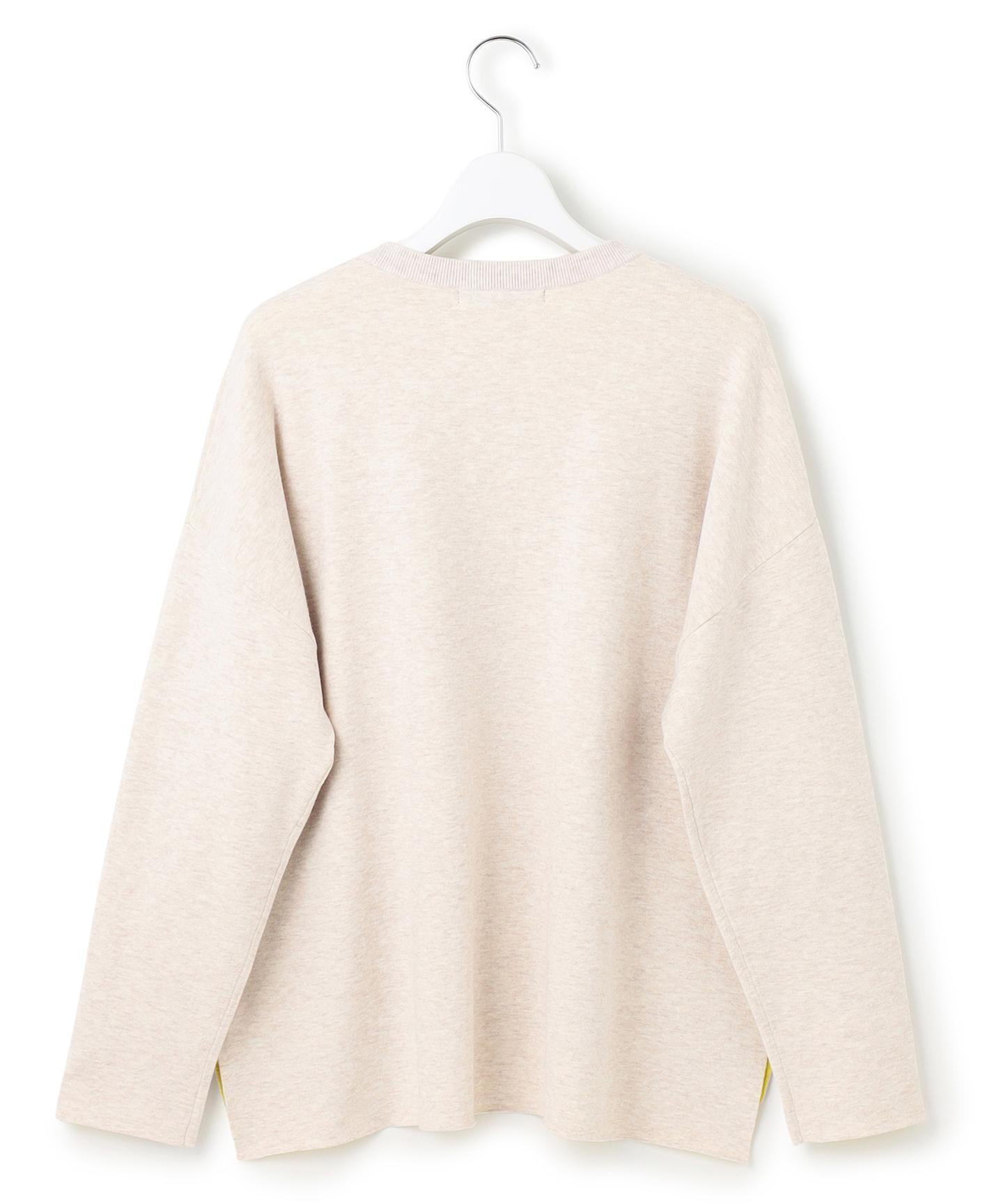 ダブルフェイス プルオーバー ニット