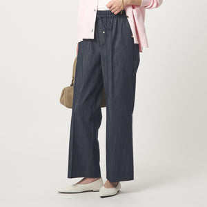 ［size SHORT/TALLあり］ニーハイフレアパンツ デニム 2 ストレッチ