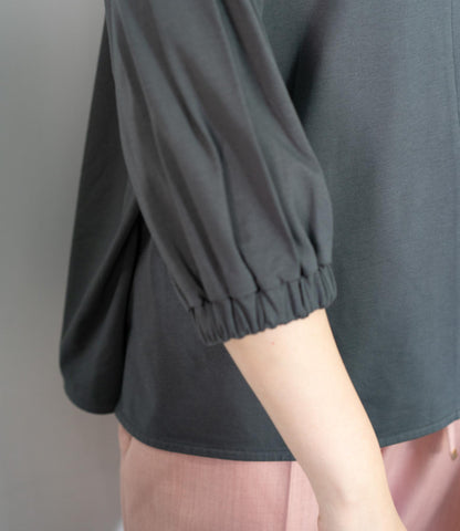 シルケットVネックカットソー