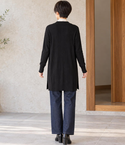 ロングニットカーディガン