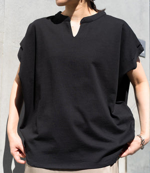 スタイルカバーキーネックカットソー