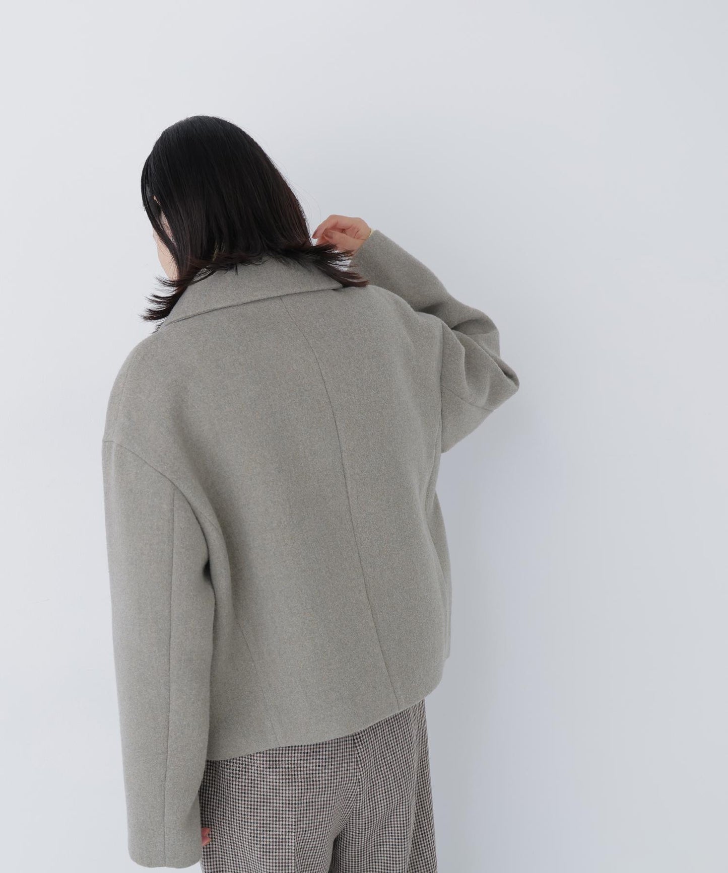 ＜朝比奈 彩さんコラボ＞ステンカラージップブルゾン