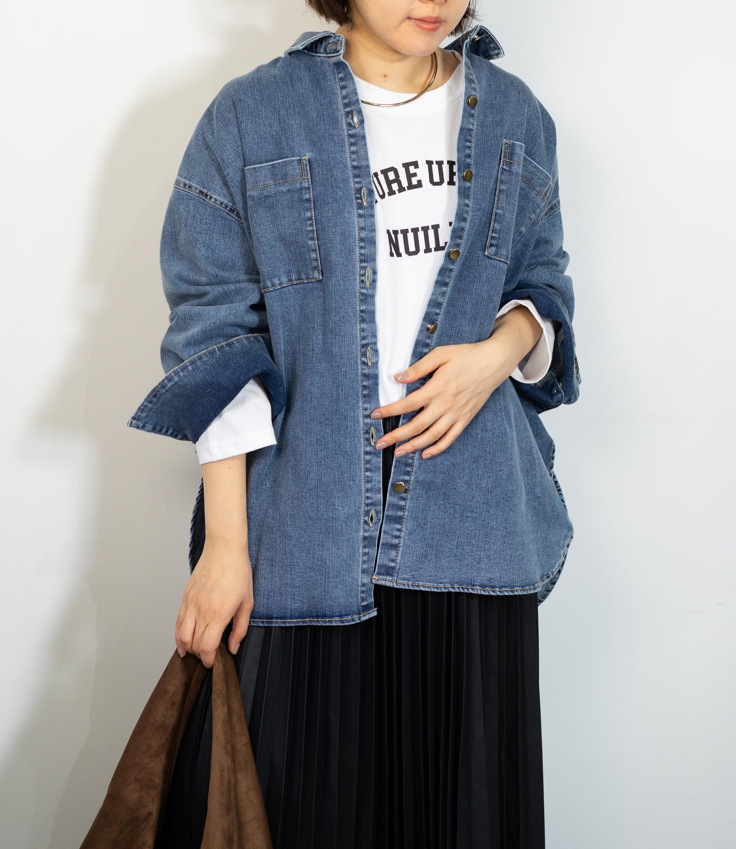 デニムオーバーシャツ