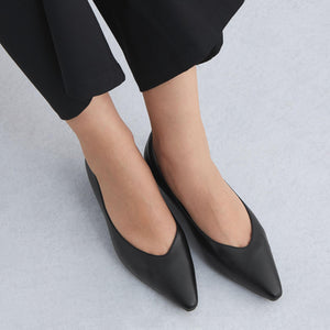 ポインテッド パンプス（3cmヒール）-晴雨兼用-
