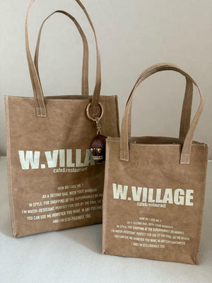 W.VILLAGE paper bag (M)