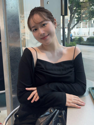 リラックスカットキャミ×カーディガン