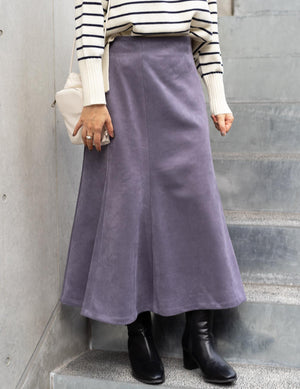 スエードスカート