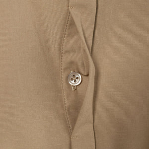 スタンドネック ペプラム フレンチスリーブ ブラウス