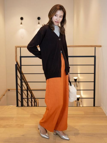 ワイドストレートパンツ