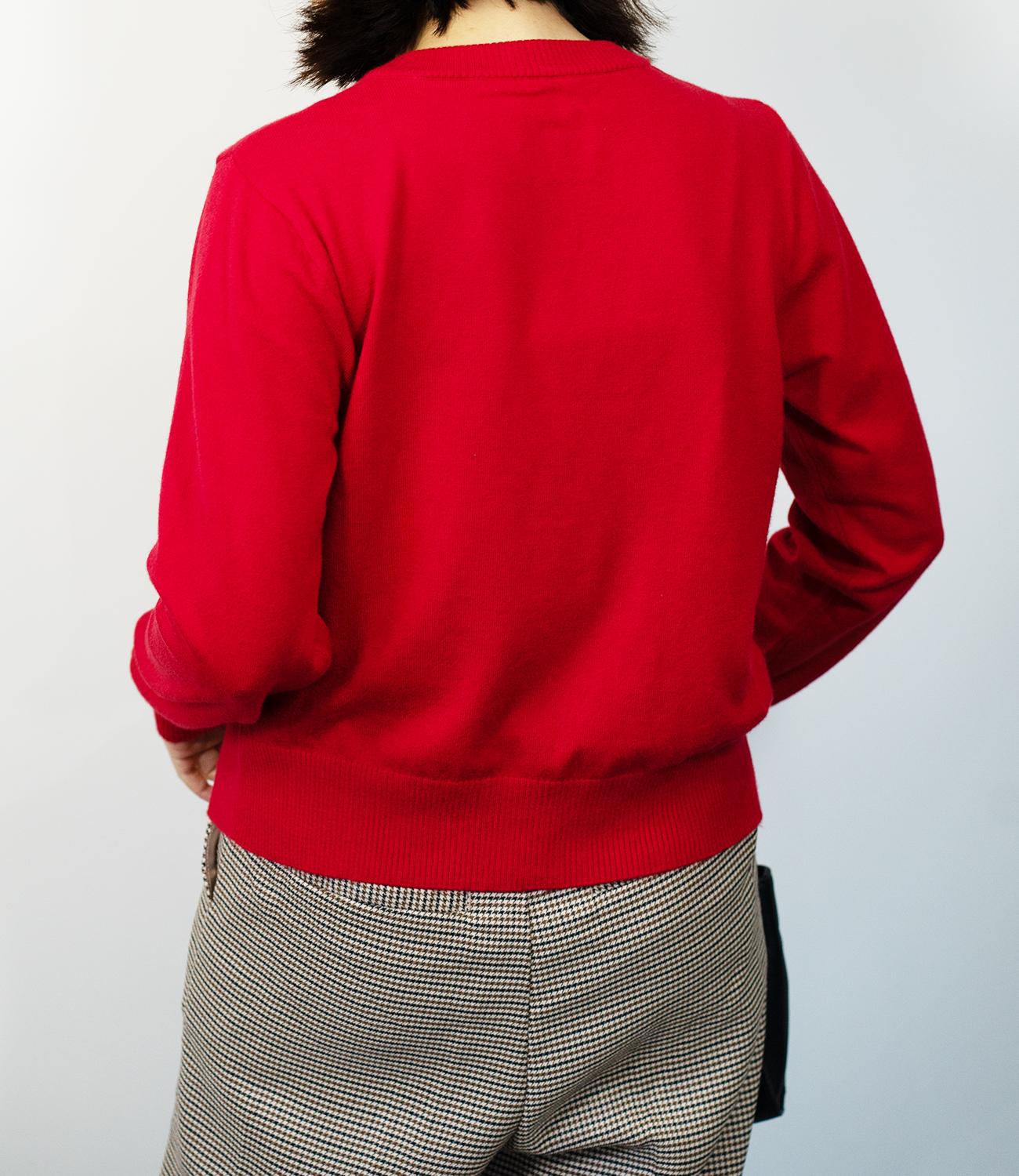 ふんわりタッチクルーネックカーディガン