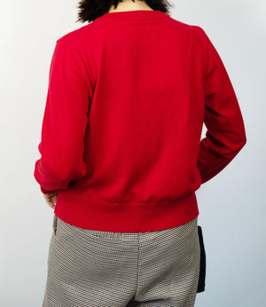 ふんわりタッチクルーネックカーディガン