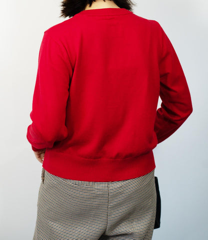 ふんわりタッチクルーネックカーディガン