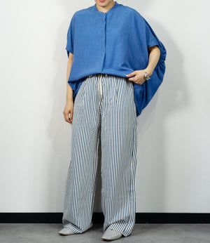 ストライプイージーパンツ