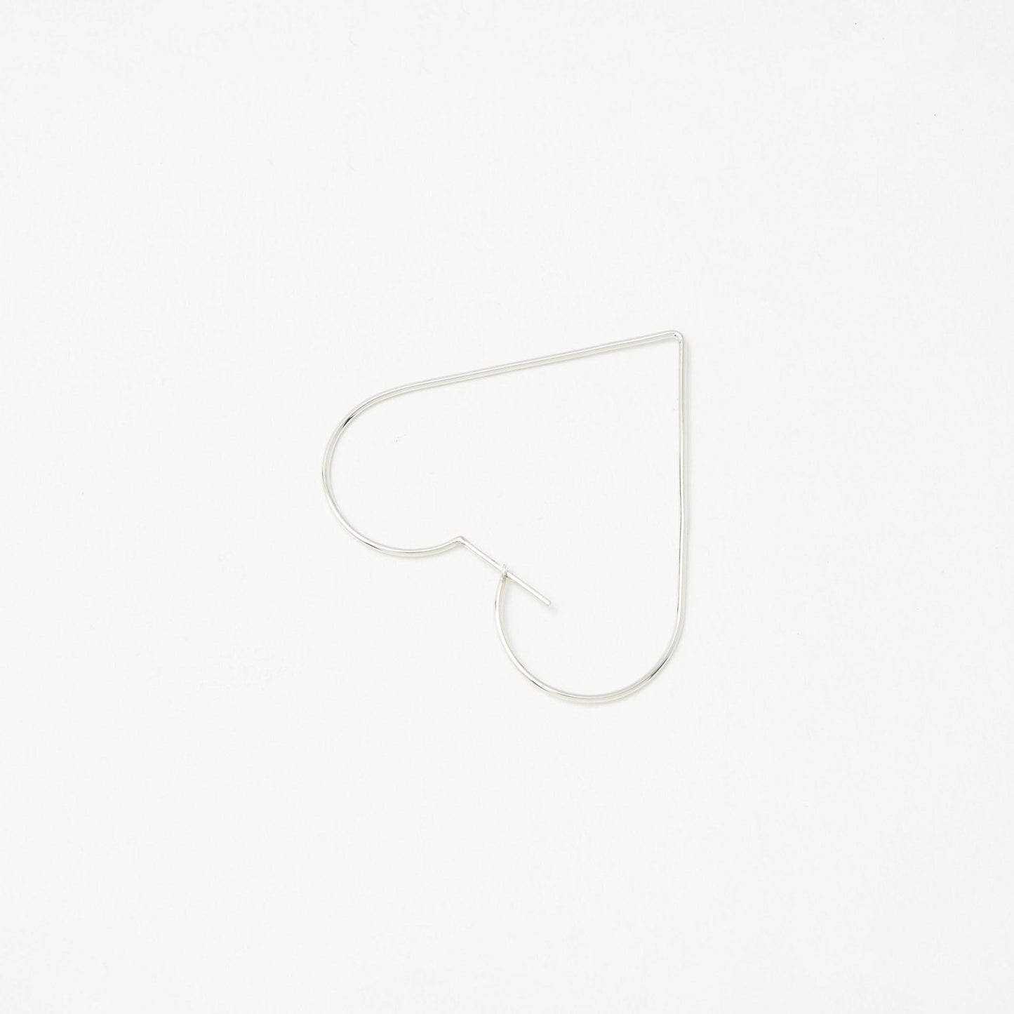 SILVER925 ハート ピアス