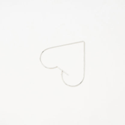 SILVER925 ハート ピアス