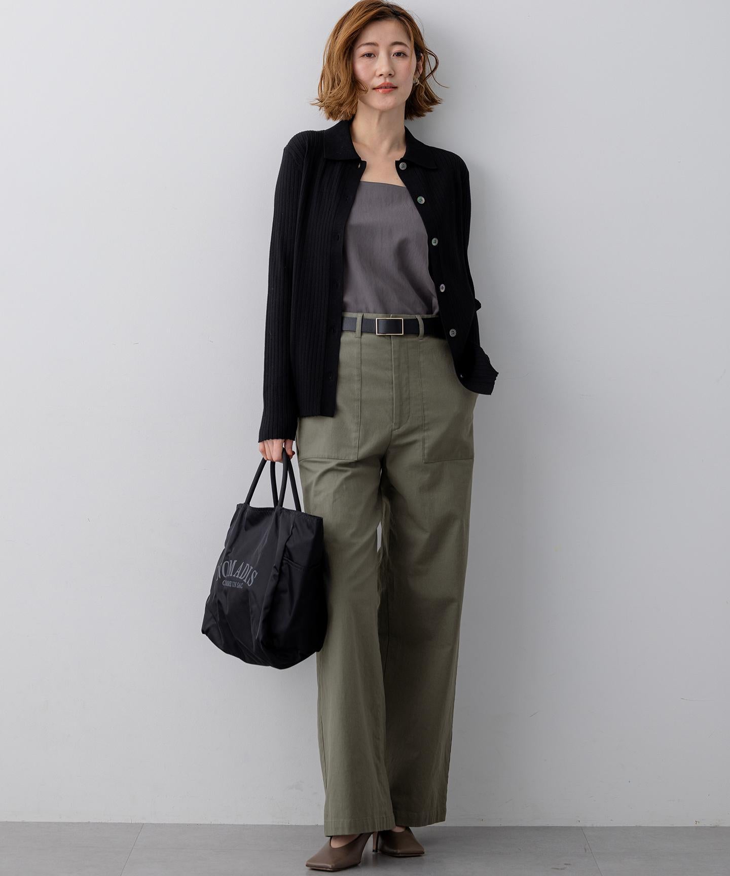 スラブツイルストレッチ ベイカーパンツ